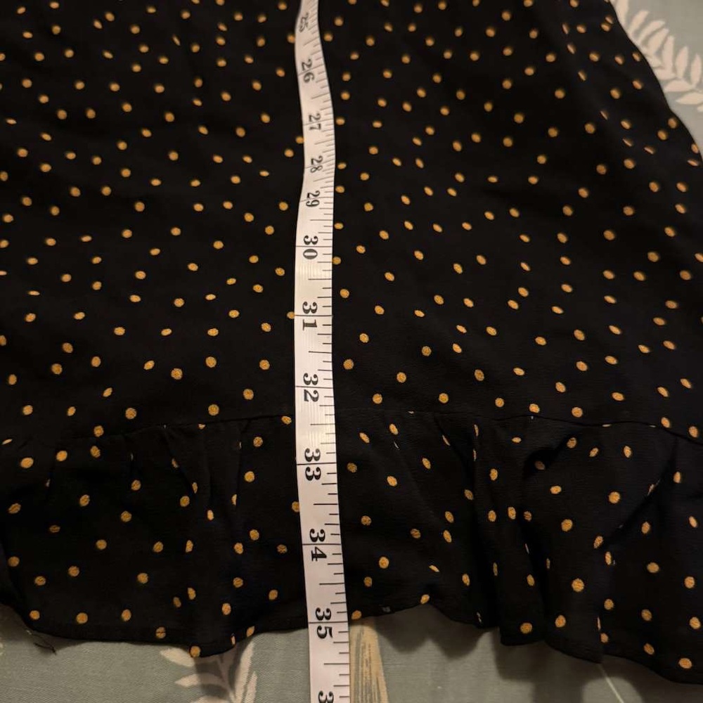 REFORMATION Lady Monti Mini Black Dress Size 10 - Picture 16 of 16